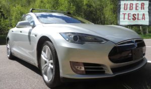 Uber Tesla in Aspen